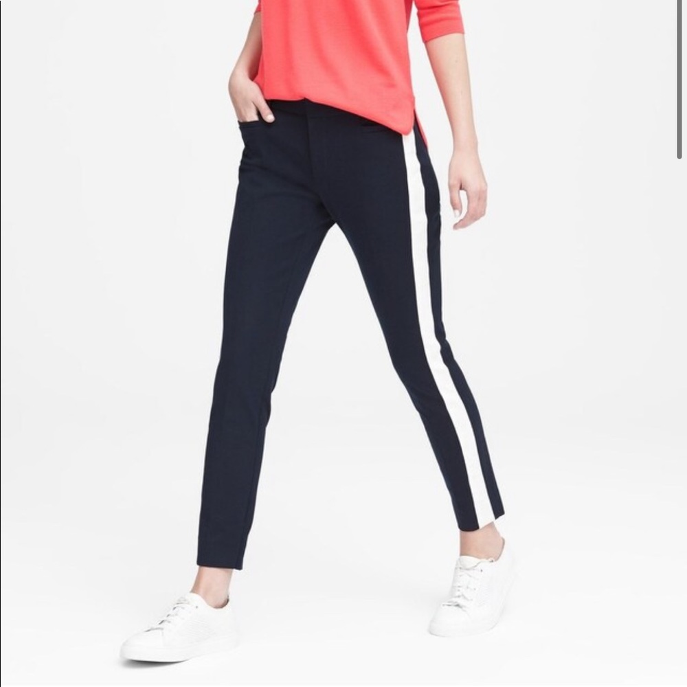 NEW Sloan Skinny-Fit Side-Stripe Ankle Pant